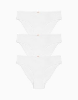 Набор из 3-х слипов для девочки, белый, арт. 4640348152748