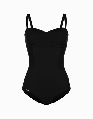 Сплошной купальник со спонжевыми чашками Laguna, черный, арт. 6944990608331