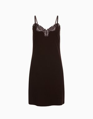 Сорочка на бретелях, шоколадный, арт. 4670393543154