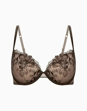 Бюстгальтер с формованными чашками на перемычке Calgary, шоколадный, арт. 4670393543727