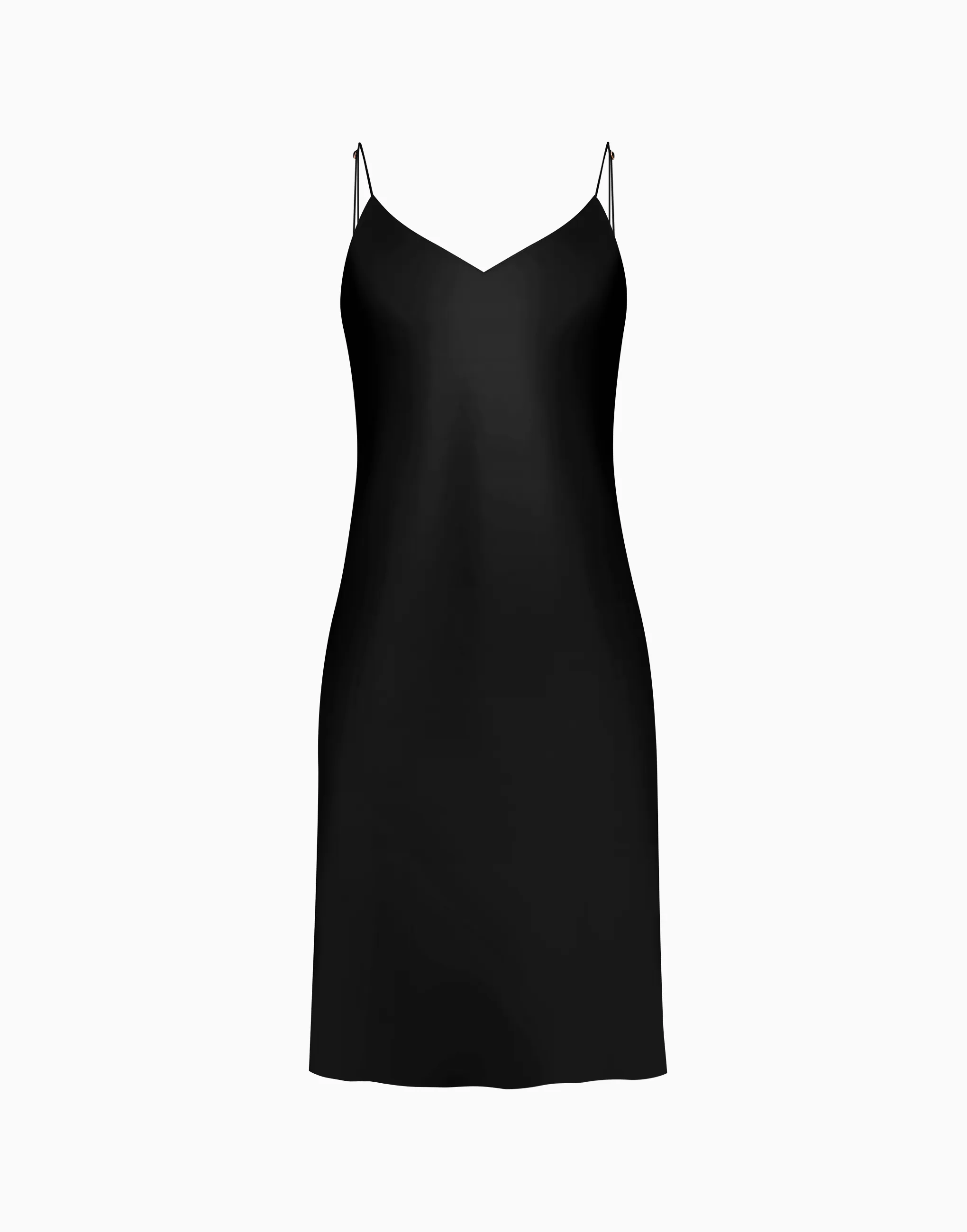 Шелковая сорочка, черный, арт. 6944990819515