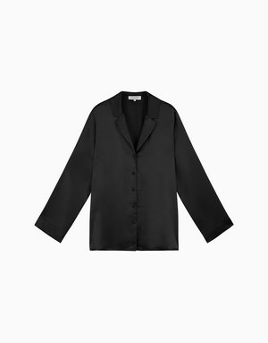 Шелковая рубашка с длинными рукавами, красный, арт. 6944990868599