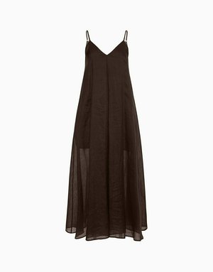 Платье без рукавов, шоколадный, арт. 4640348126190