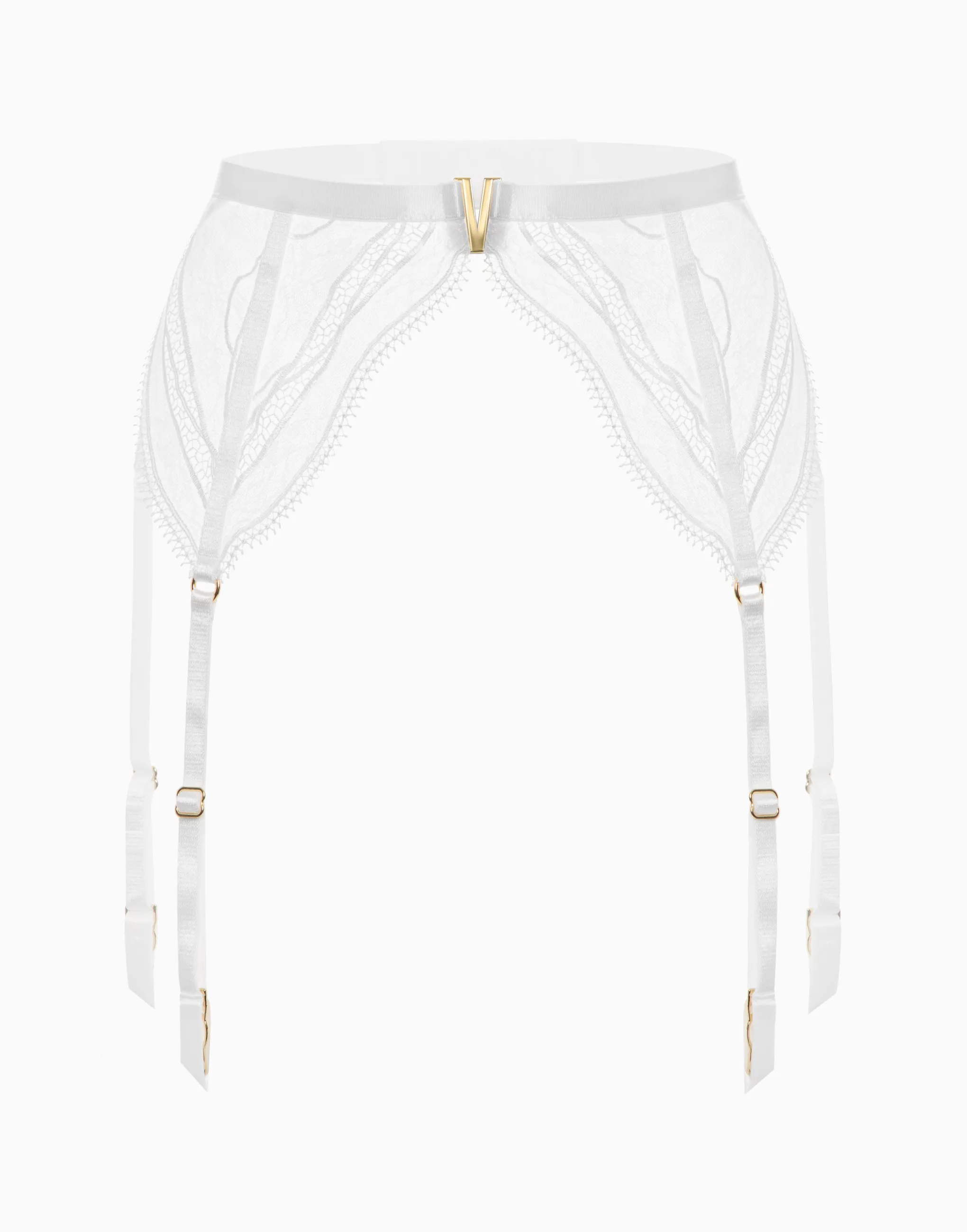 Пояс для чулок, белый, арт. 14433