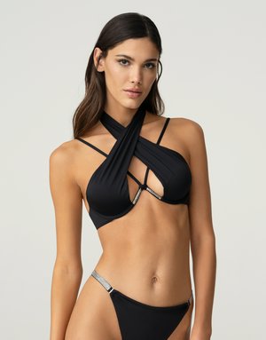 Лиф бикини с формованными чашками Inari, черный, арт. 4640348144347