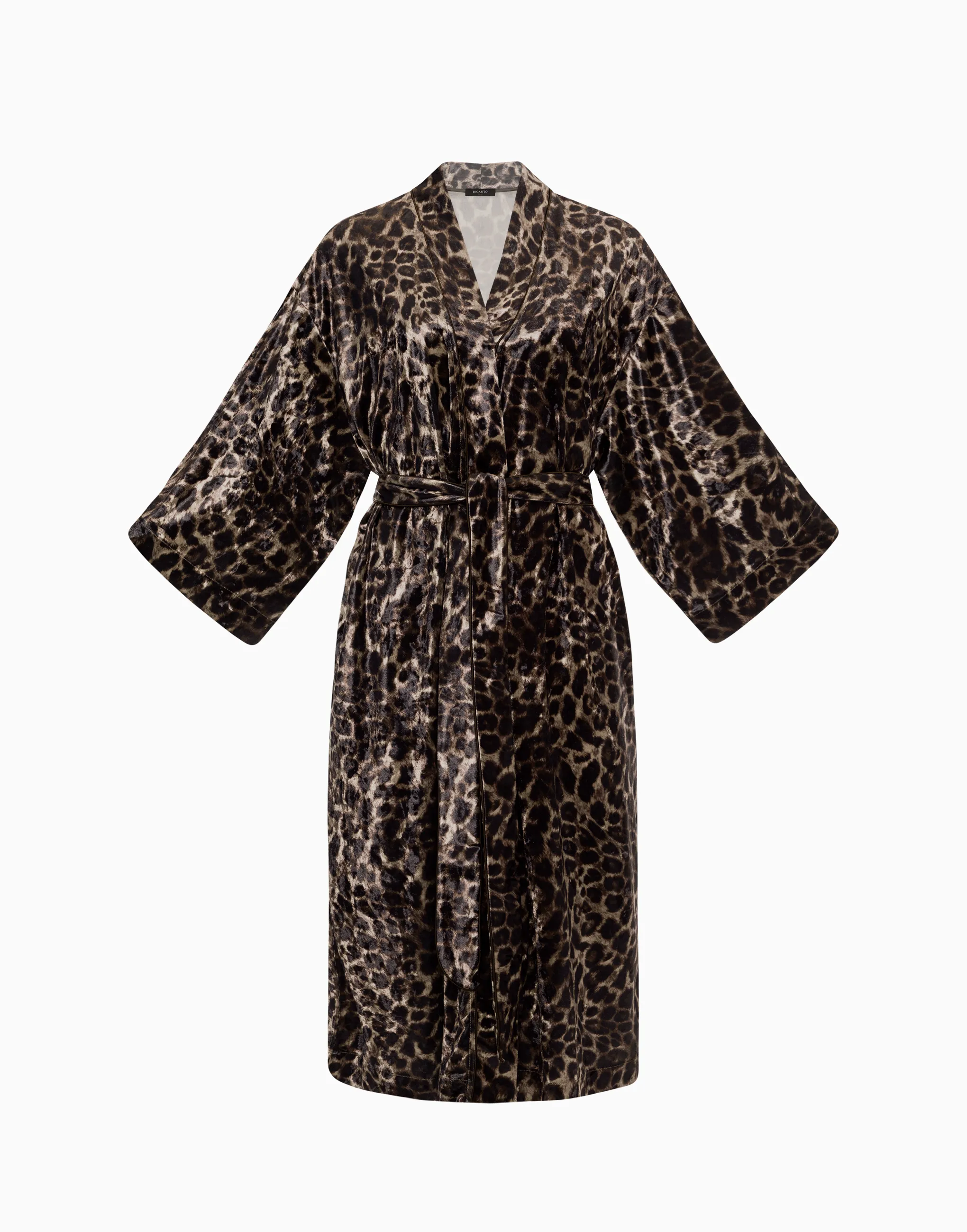 Халат с рукавами 3/4, миндальный, арт. 14442