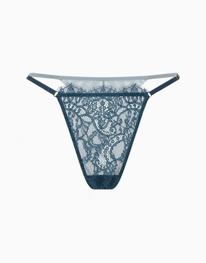 Стринги средняя посадка, синий, арт. 14447