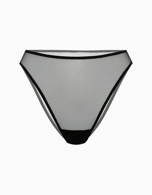 Танга высокая посадка, черный, арт. 4640348110212