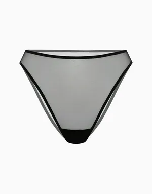 Танга высокая посадка, черный, арт. 4640348110212