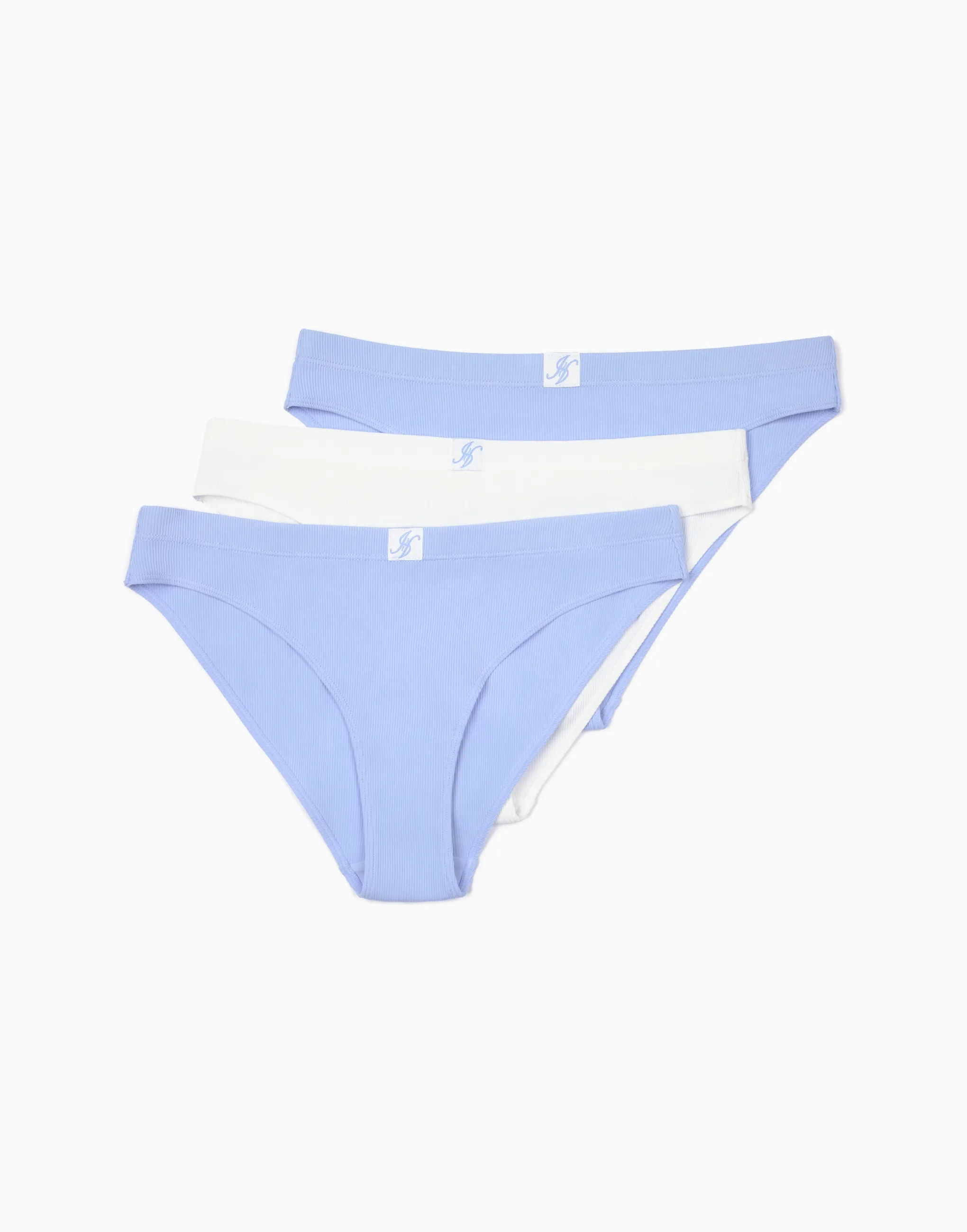 Набор из 3-х слипов средняя посадка, мультиколор, арт. 14459