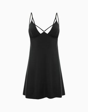 Сорочка на бретелях, белый, арт. 14473