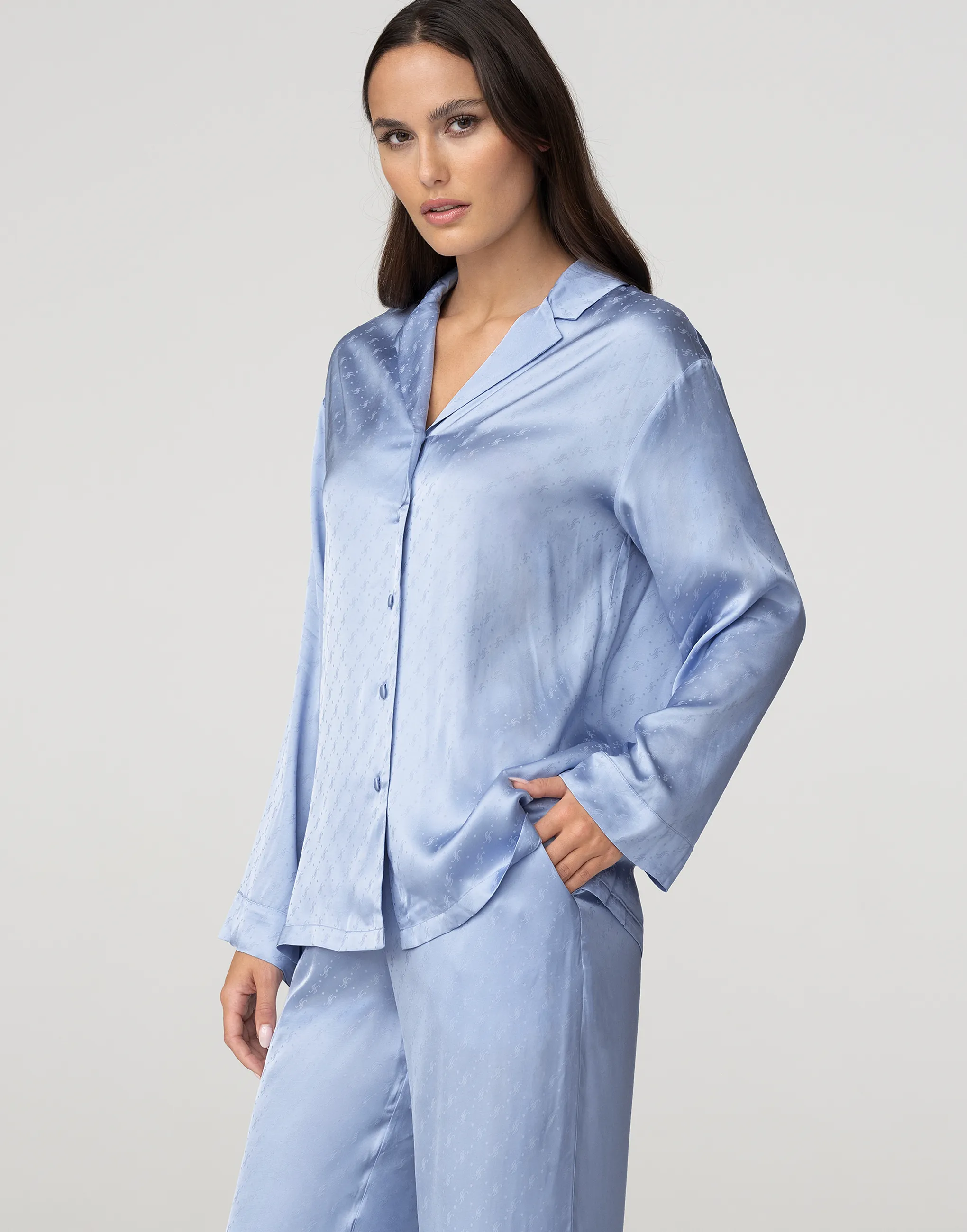 Рубашка с длинными рукавами, черный, арт. 14484