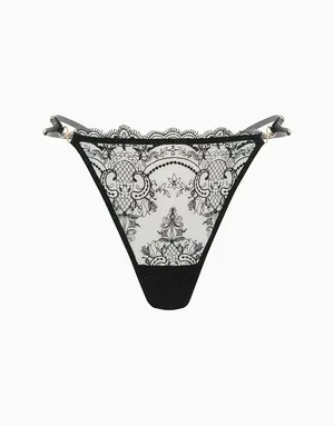 Стринги средняя посадка, черный, арт. 4640348143548