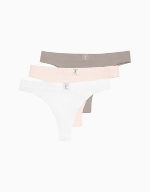 Набор из 3 трусиков бразилиано средней посадки, мультиколор, арт. 4640348126831