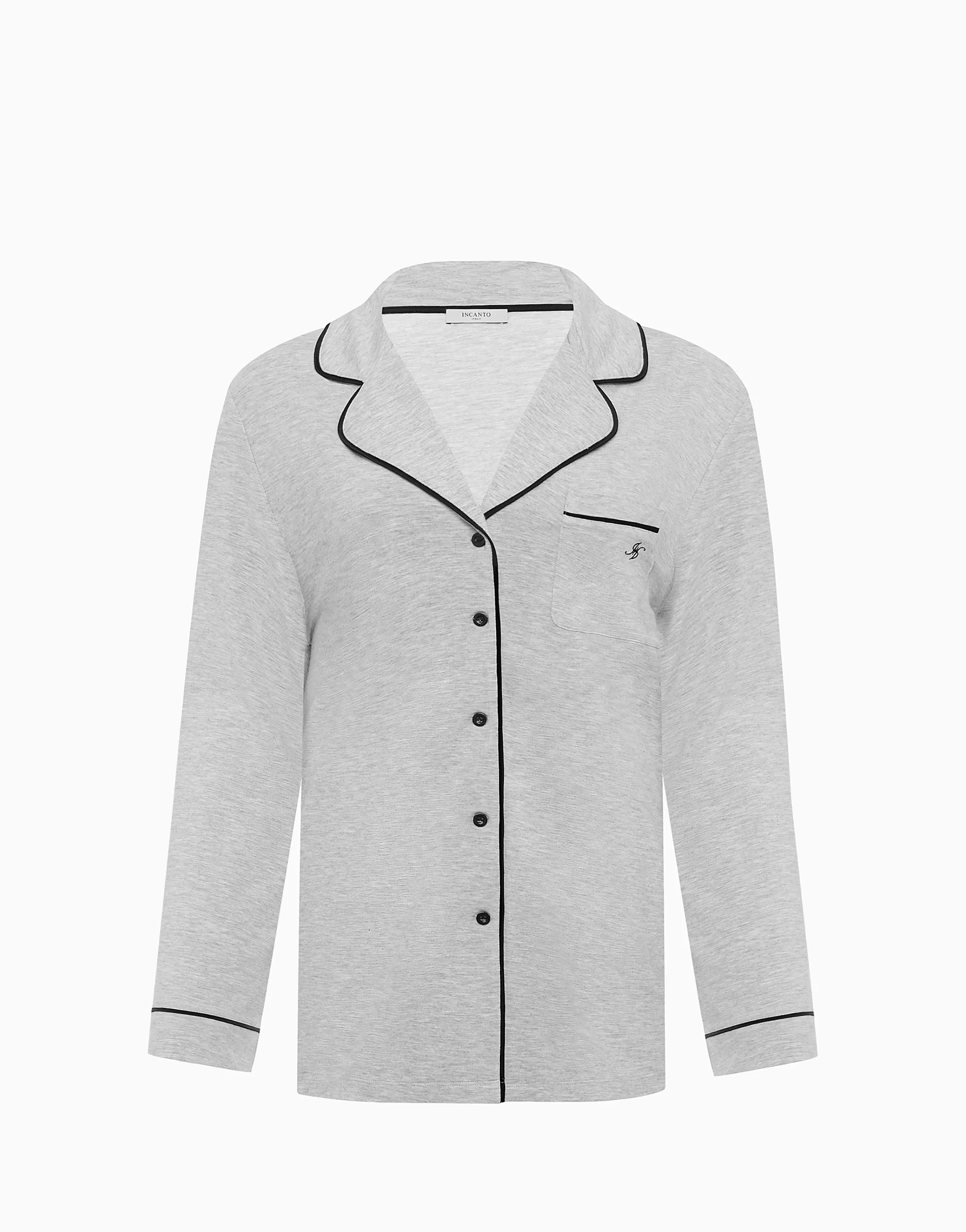 Рубашка с длинными рукавами, серый, арт. 14507