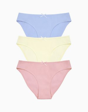 Набор из 3 слипов для девочки, мультиколор, арт. 4640348150676