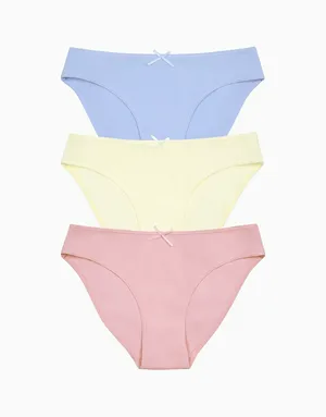 Набор из 3 слипов для девочки, мультиколор, арт. 4640348150683