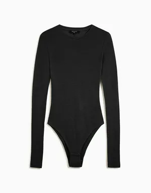 Боди с длинными рукавами, черный, арт. 6944990873326