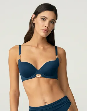 Лиф бикини Push-up с формованными чашками Milan, синий, арт. 4640348141049