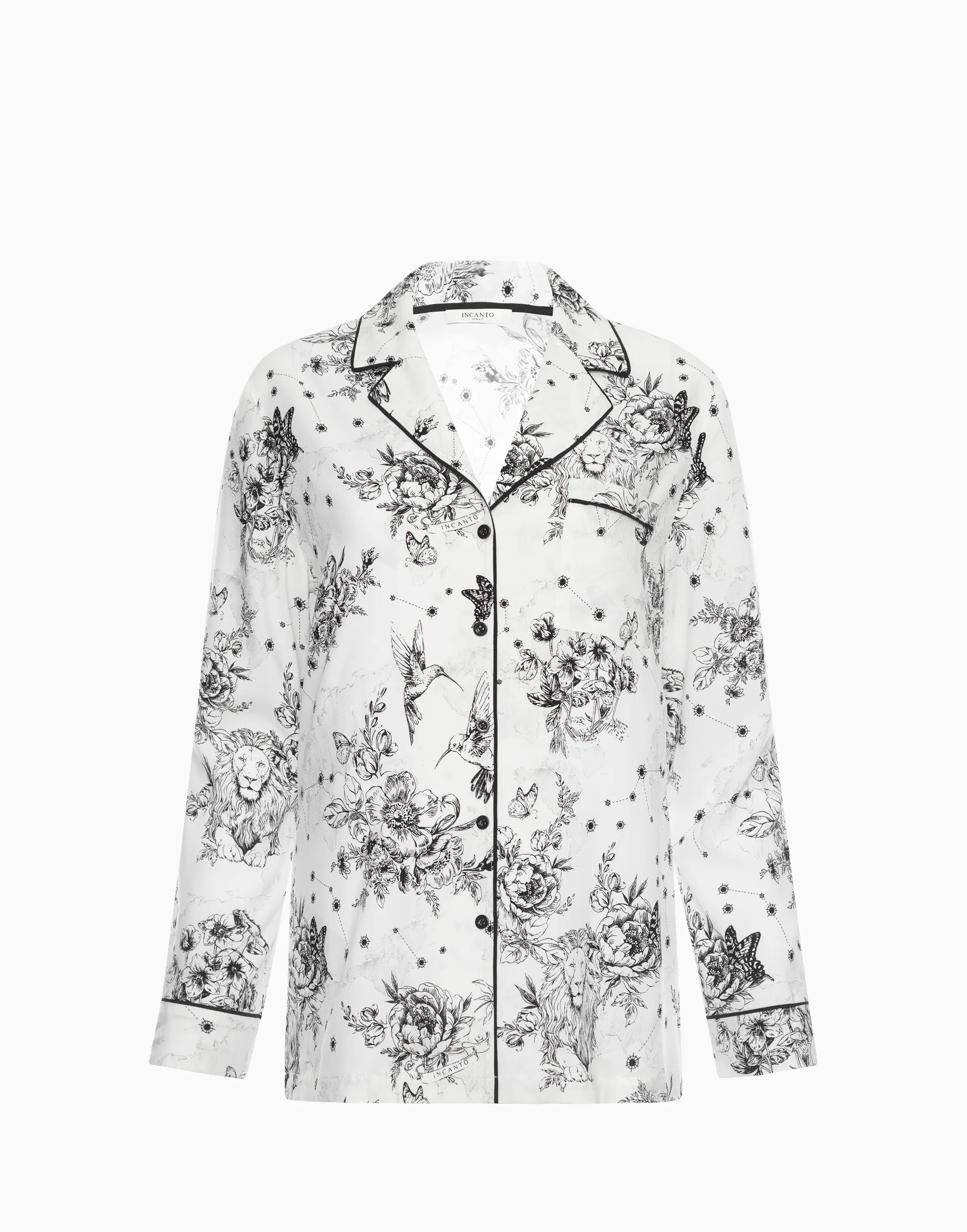 Рубашка с длинными рукавами, мультиколор, арт. 14565