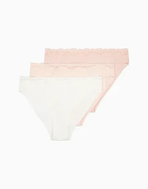 Набор из 3 слипов средней посадки, разноцветный, арт. 4670393539676