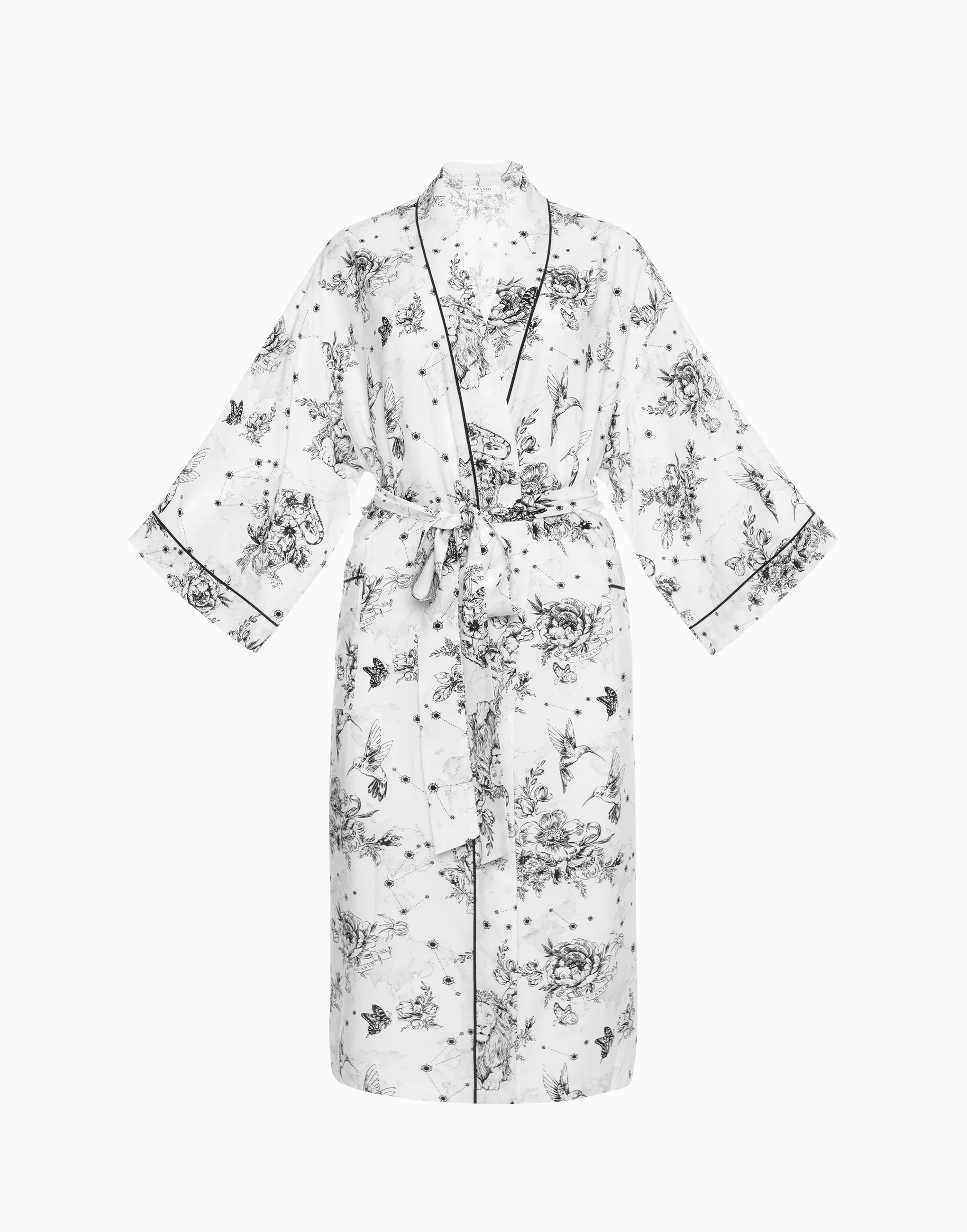 Халат с рукавами 3/4, мультиколор, арт. 14584