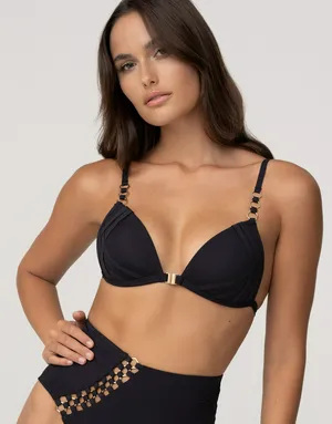 Лиф бикини с формованными чашками, коричневый, арт. 6944990815982