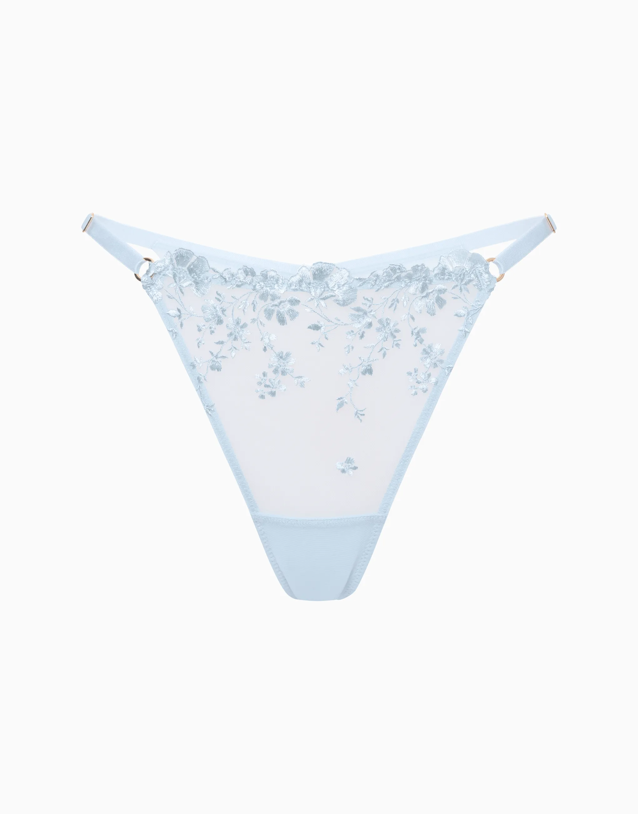 Стринги высокая посадка, голубой, арт. 4670393545578