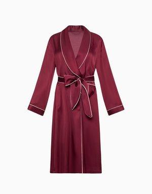 Халат с длинными рукавами, черный, арт. 14600