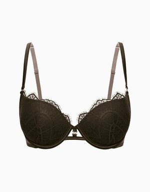 Бюстгальтер Double push-up с формованными чашками на перемычке Monte-Carlo, шоколадный, арт. 14622