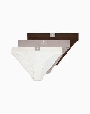 Набор из 3-х слипов средняя посадка, мультиколор, арт. 14628