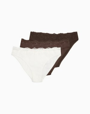 Набор из 3 слипов со средней посадкой, мультиколор, арт. 14629