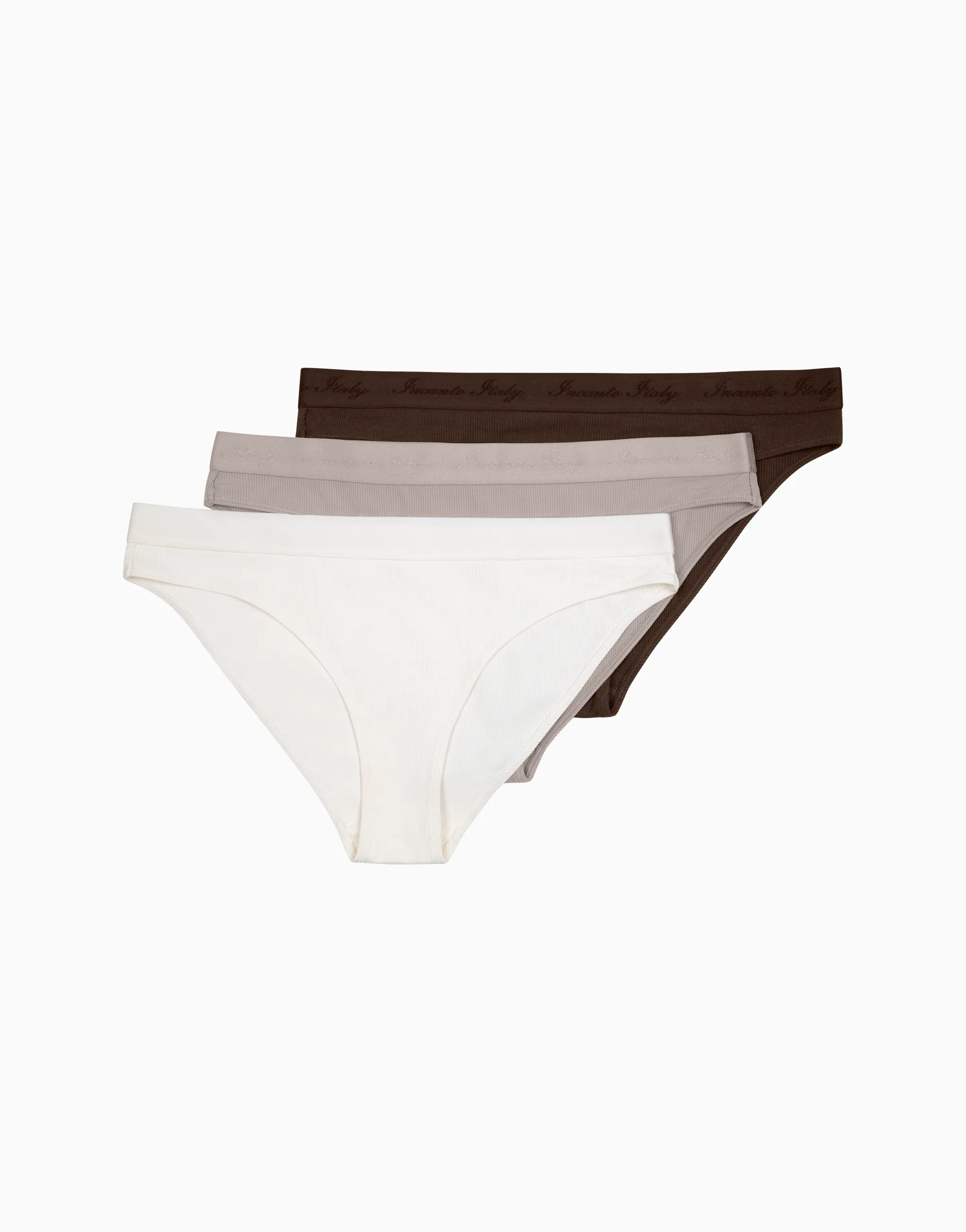 Набор из 3-х слипов средняя посадка, разноцветный, арт. 4670393540139