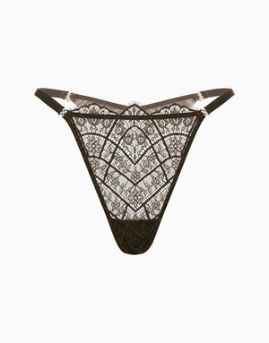 Стринги средняя посадка, шоколадный, арт. 14686