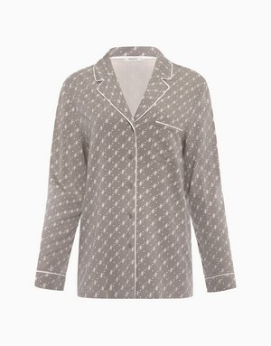 Рубашка с длинными рукавами, капучино, арт. 14690