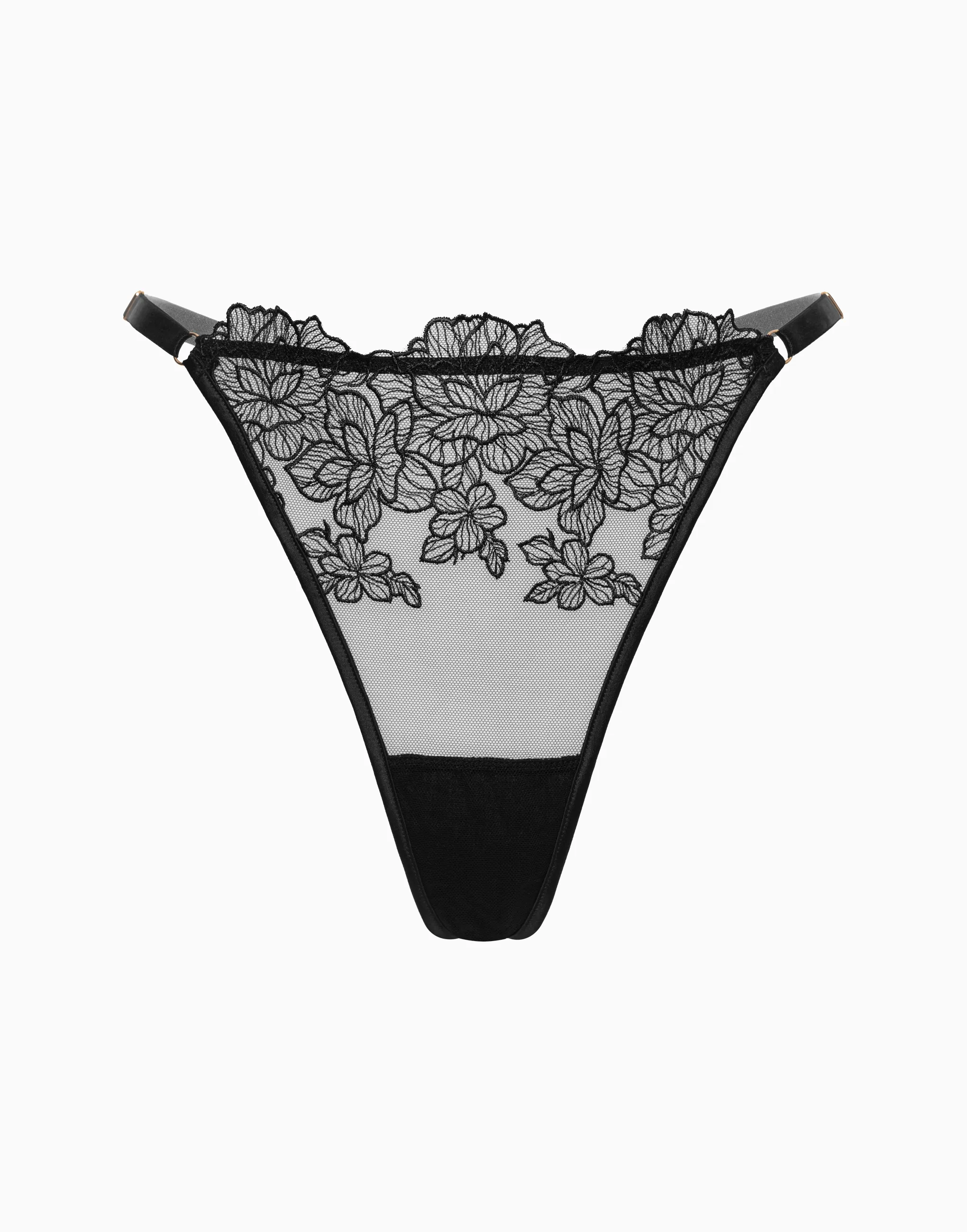 Стринги средняя посадка, черный, арт. 4670393541815