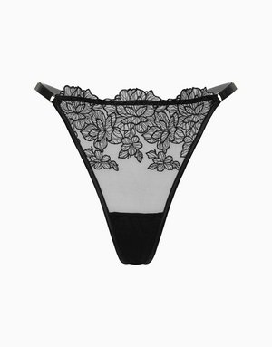 Стринги средняя посадка, черный, арт. 14696