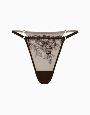 Стринги средняя посадка, шоколадный, арт. 14697