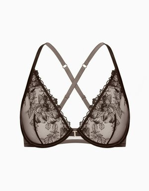 Бюстгальтер с мягкими чашками на перемычке Lyons, шоколадный, арт. 4670393543581