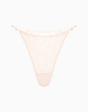 Стринги средняя посадка, молочный, арт. 4670393537870