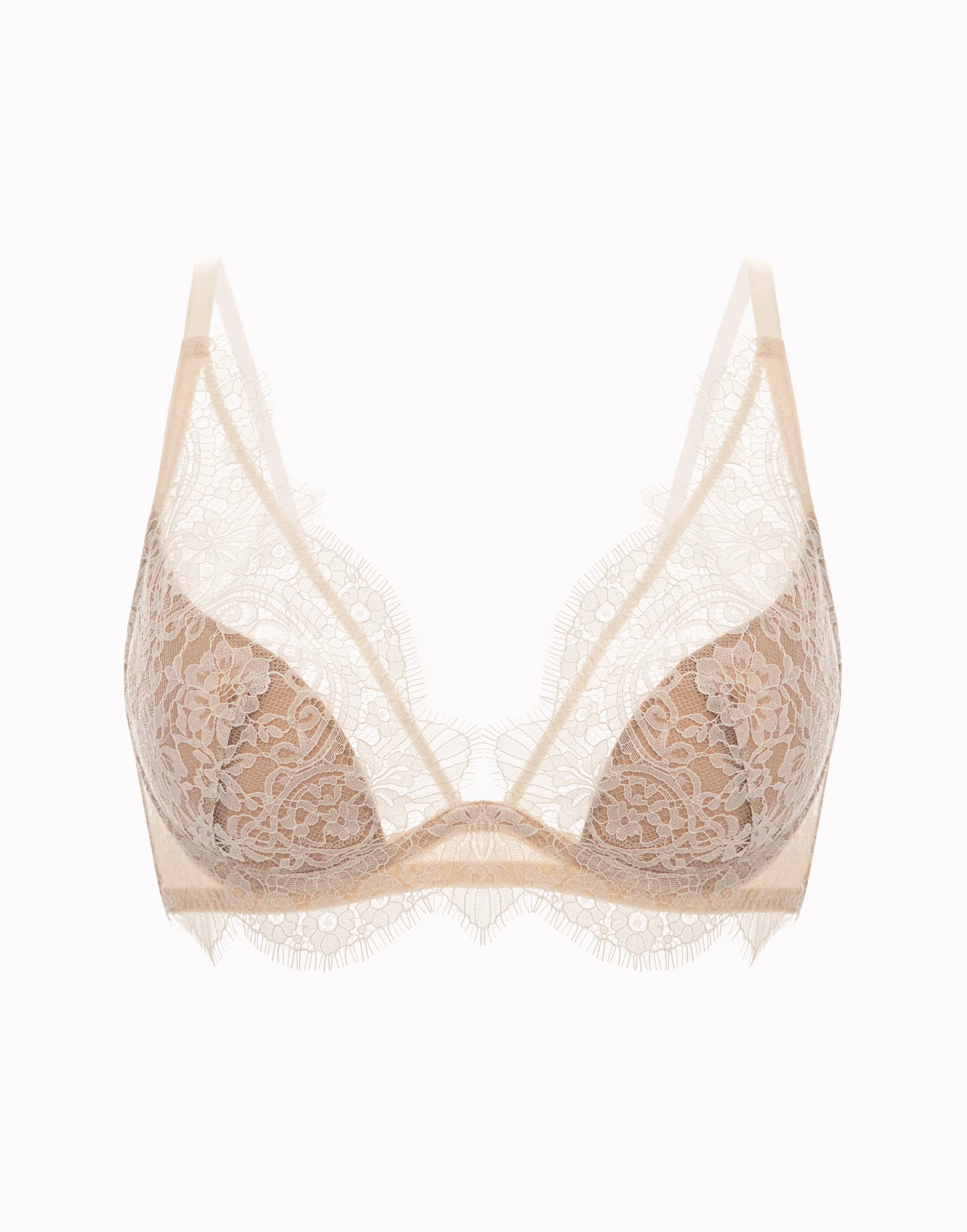 Бюстгальтер с мягкими чашками и спонжевой поддержкой на стане Casablanca, бежевый, арт. 4640348140066