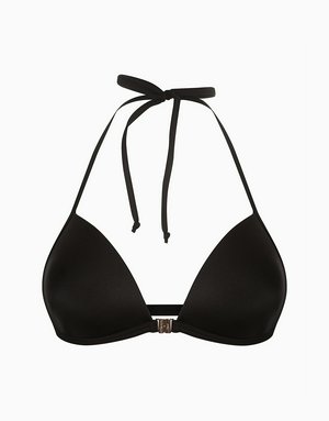 Лиф бикини Push-up с треугольными чашками, черный, арт. 6944990641581