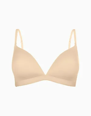 Бюстгальтер с треугольными формованными чашками без косточек на перемычке Portofino Skin, черный, арт. 6944990734351