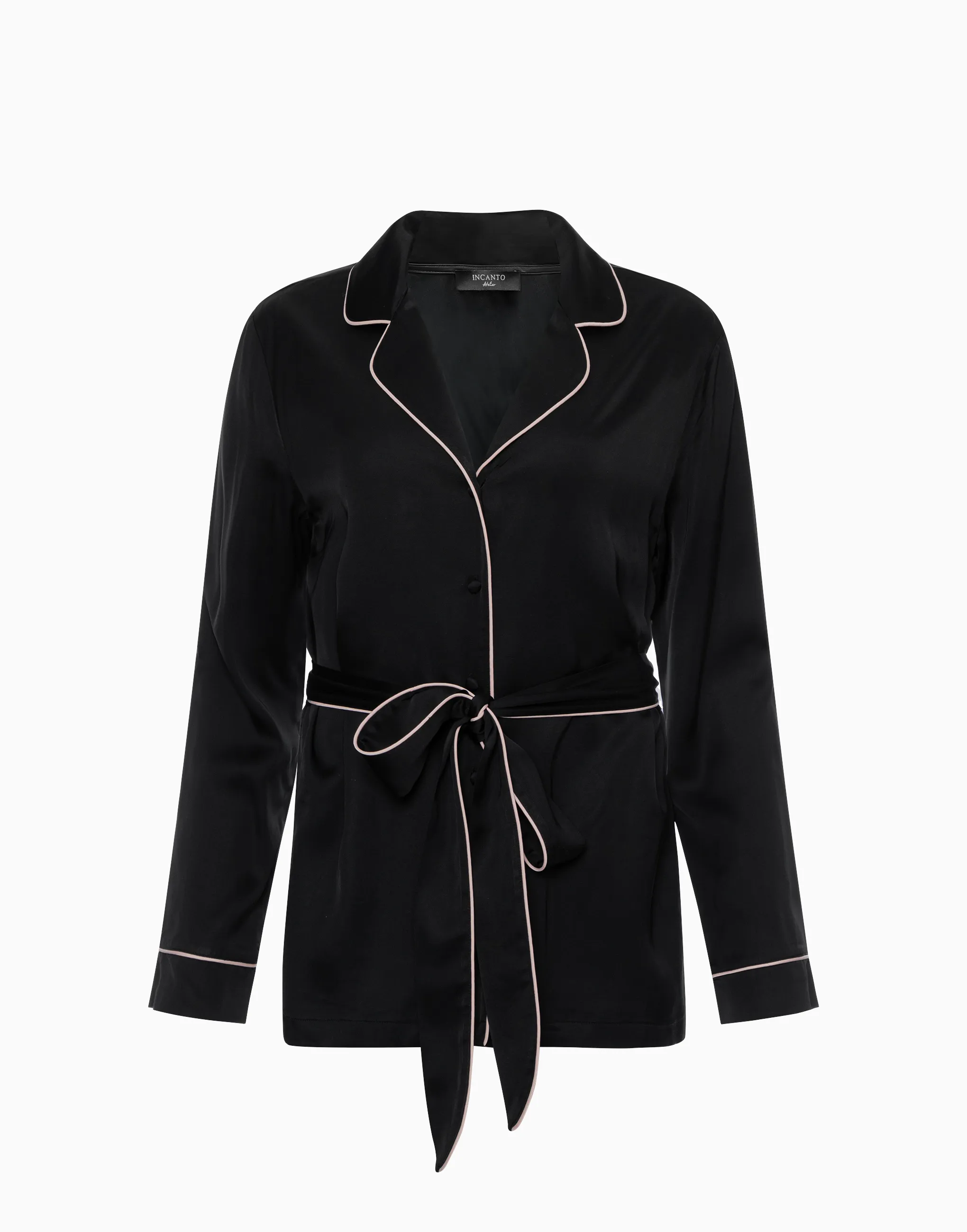 Рубашка с длинными рукавами, черный, арт. 14767