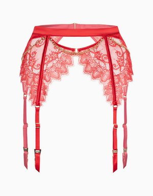 Пояс для чулок, красный, арт. 15088