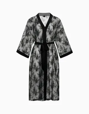 Халат с длинными рукавами, светло-розовый, арт. 4670374491214