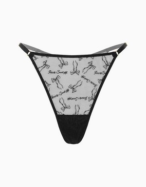 Стринги средняя посадка, черный, арт. 4670393543772