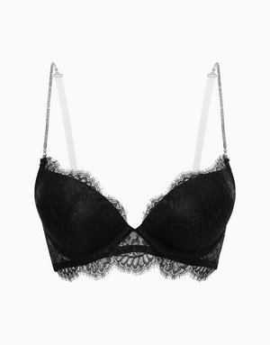 Бюстгальтер Double push-up с формованными чашками, черный, арт. 4670393556321