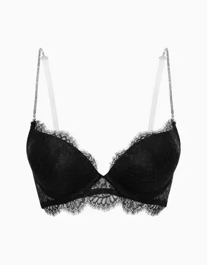 Бюстгальтер Double push-up с формованными чашками, черный, арт. 4670393556321