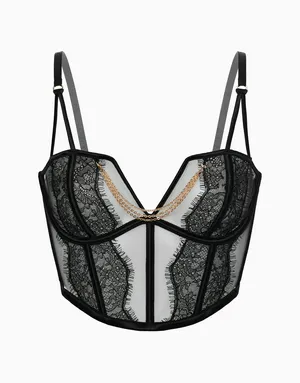 Бюстгальтер с мягкими чашками на стане Modena, черный, арт. 4640348116009